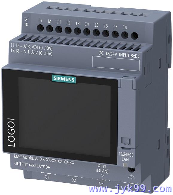 西门子LOGO控制器程序编程6ED1052-1MD08-0BA3,6ED1052-1HB08-0BA3,6ED1052-1FB0 西门子LOGO控制器程序编程6ED1052-1MD08-0BA3,6ED1052-1HB08-0BA3,6ED1052-1FB0